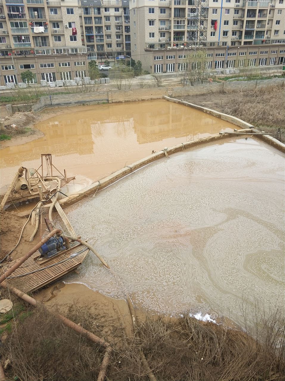 澄海沉淀池淤泥清理-厂区废水池淤泥清淤