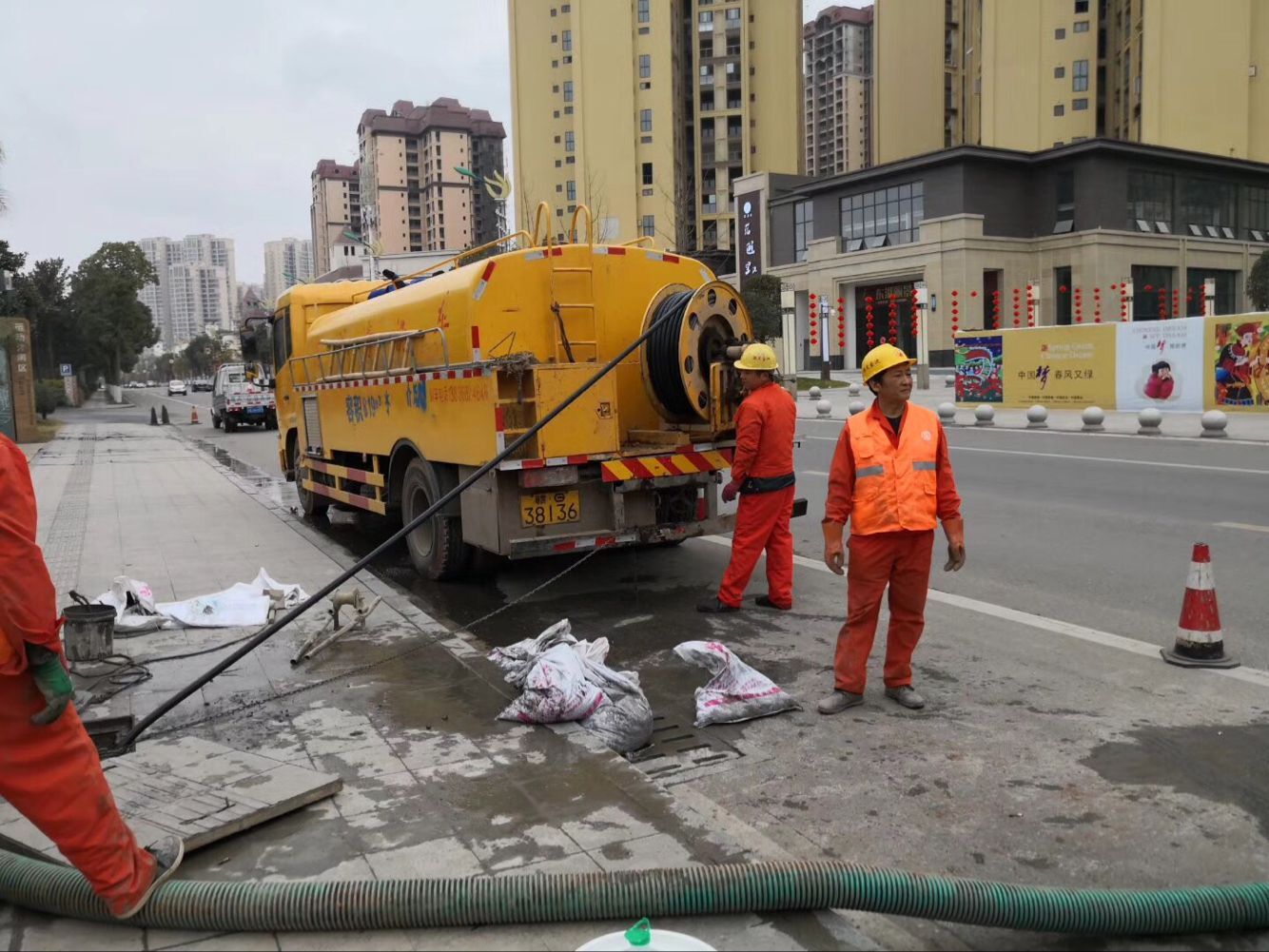澄海排污管道清淤-管道清洗